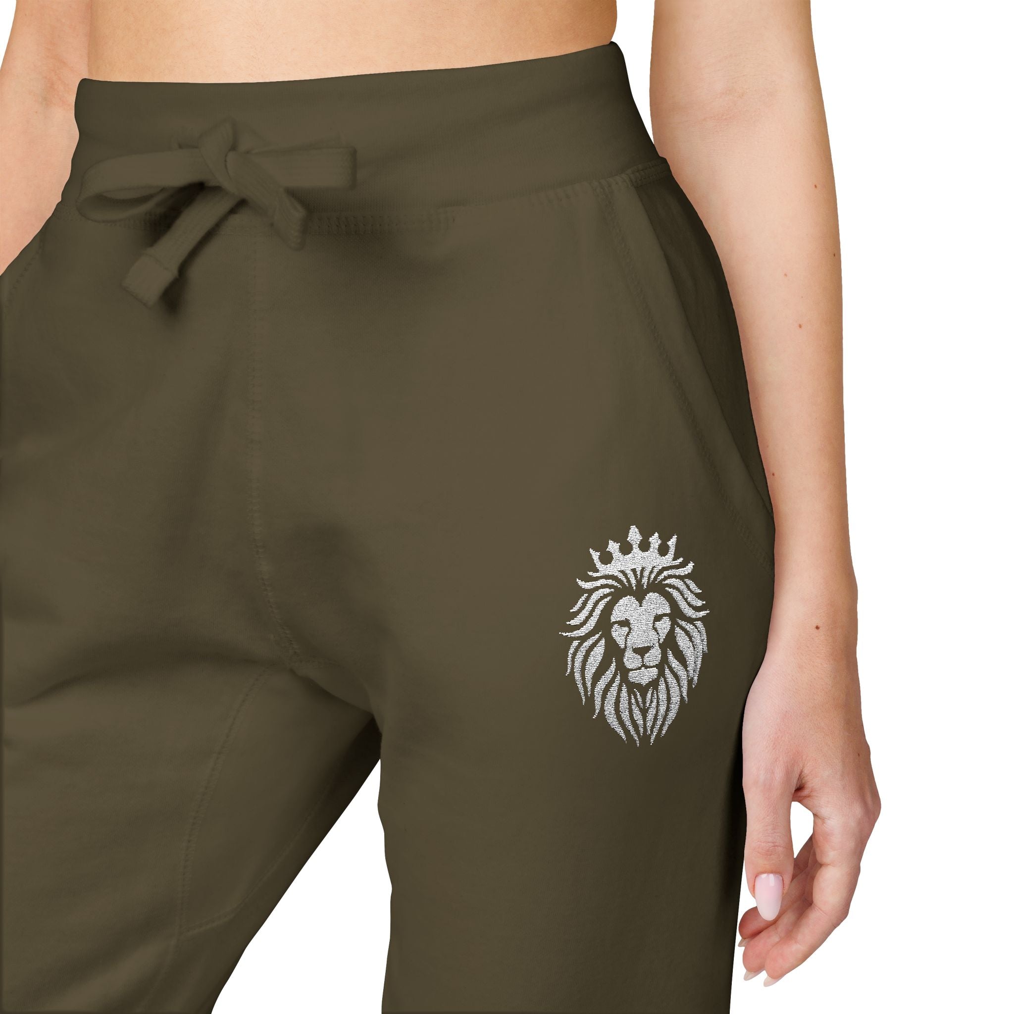 R.O.Y.A.L. Lion Crest Joggers – Remnant of Yahuah Apparel