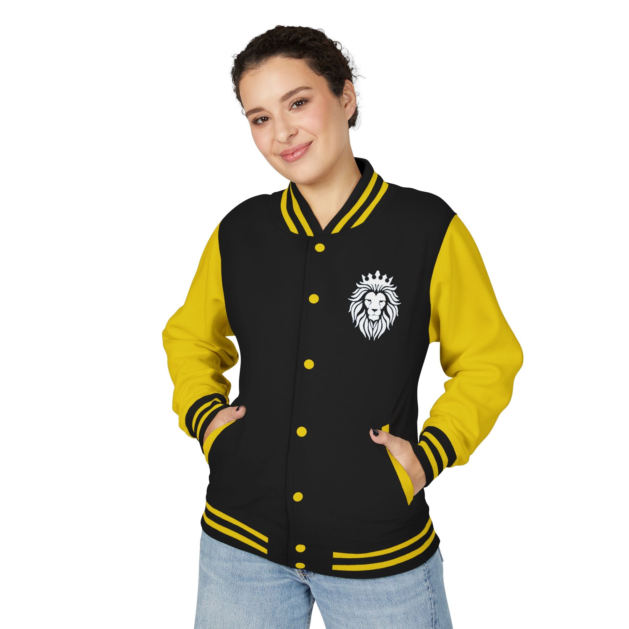 R.O.Y.A.L. Lion Crest Varsity Jacket – Remnant of Yahuah Apparel
