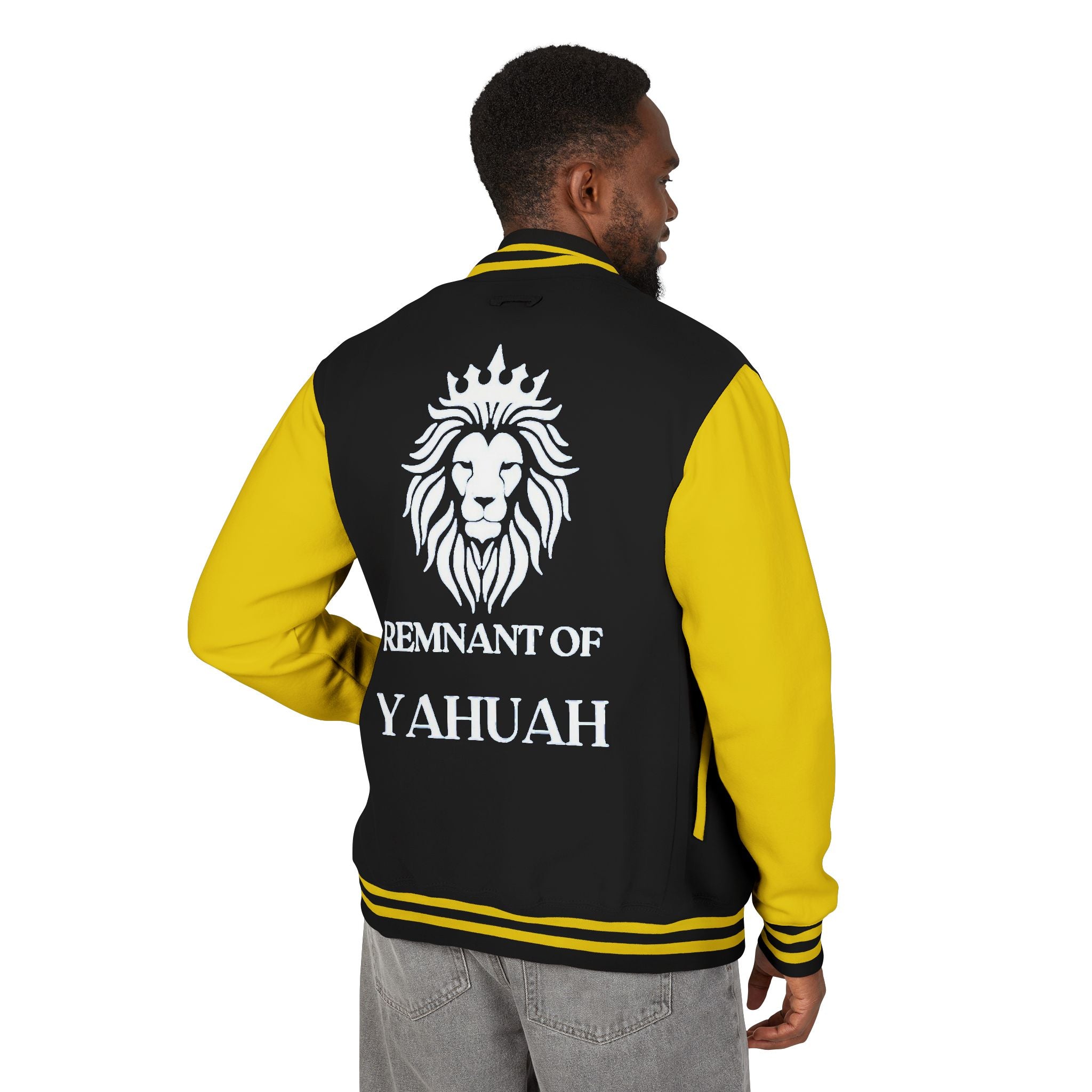 R.O.Y.A.L. Lion Crest Varsity Jacket – Remnant of Yahuah Apparel