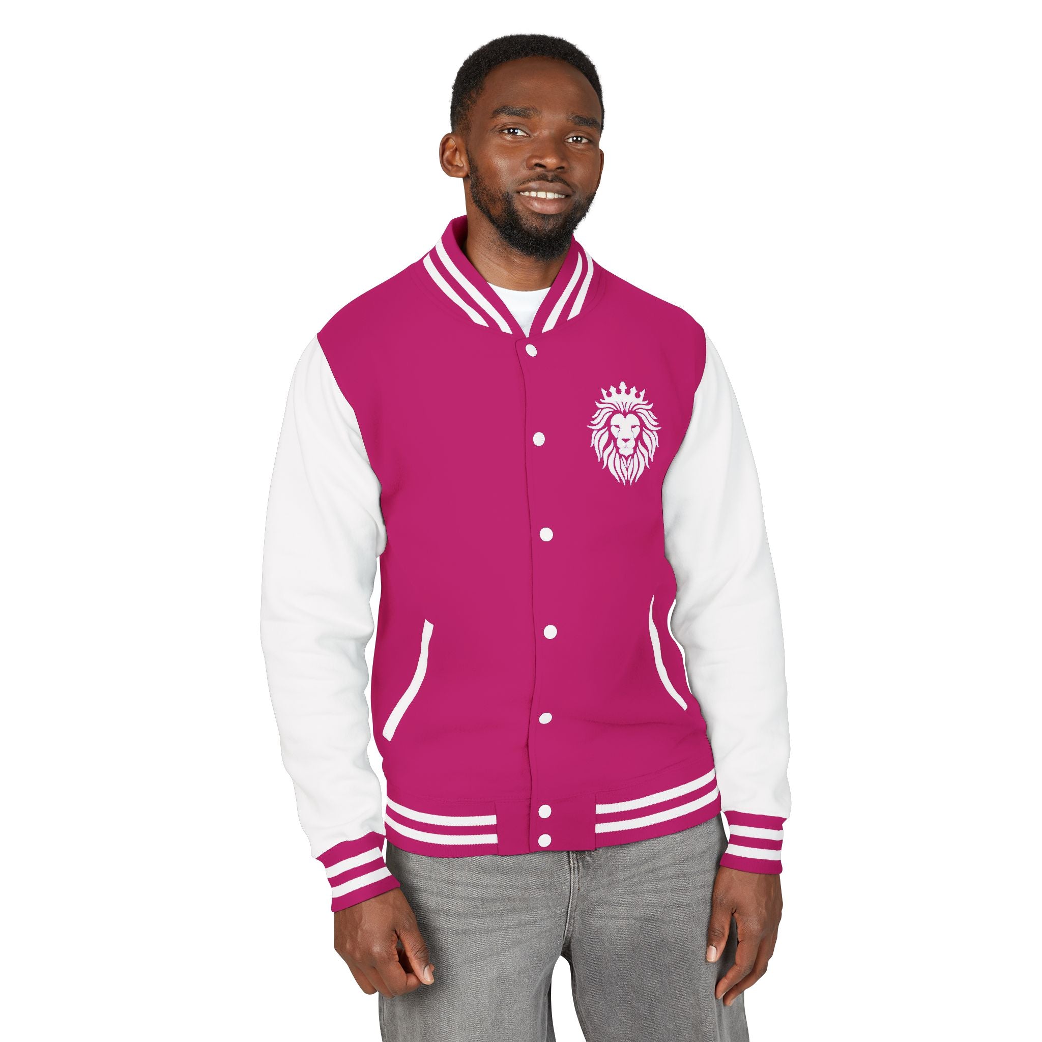 R.O.Y.A.L. Lion Crest Varsity Jacket – Remnant of Yahuah Apparel