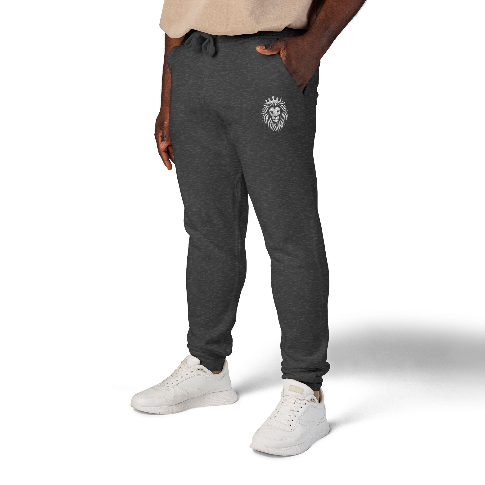 R.O.Y.A.L. Lion Crest Joggers – Remnant of Yahuah Apparel