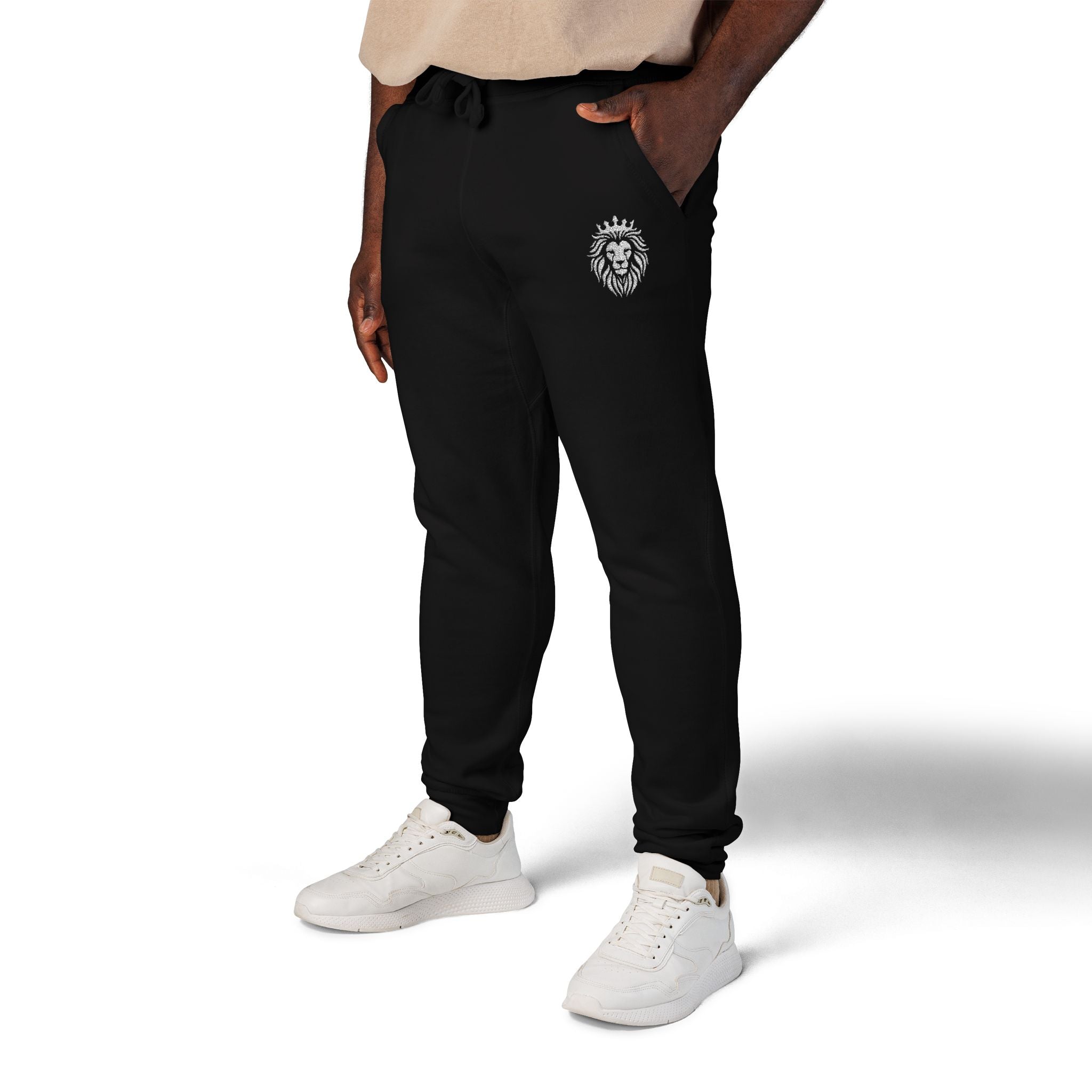 R.O.Y.A.L. Lion Crest Joggers – Remnant of Yahuah Apparel
