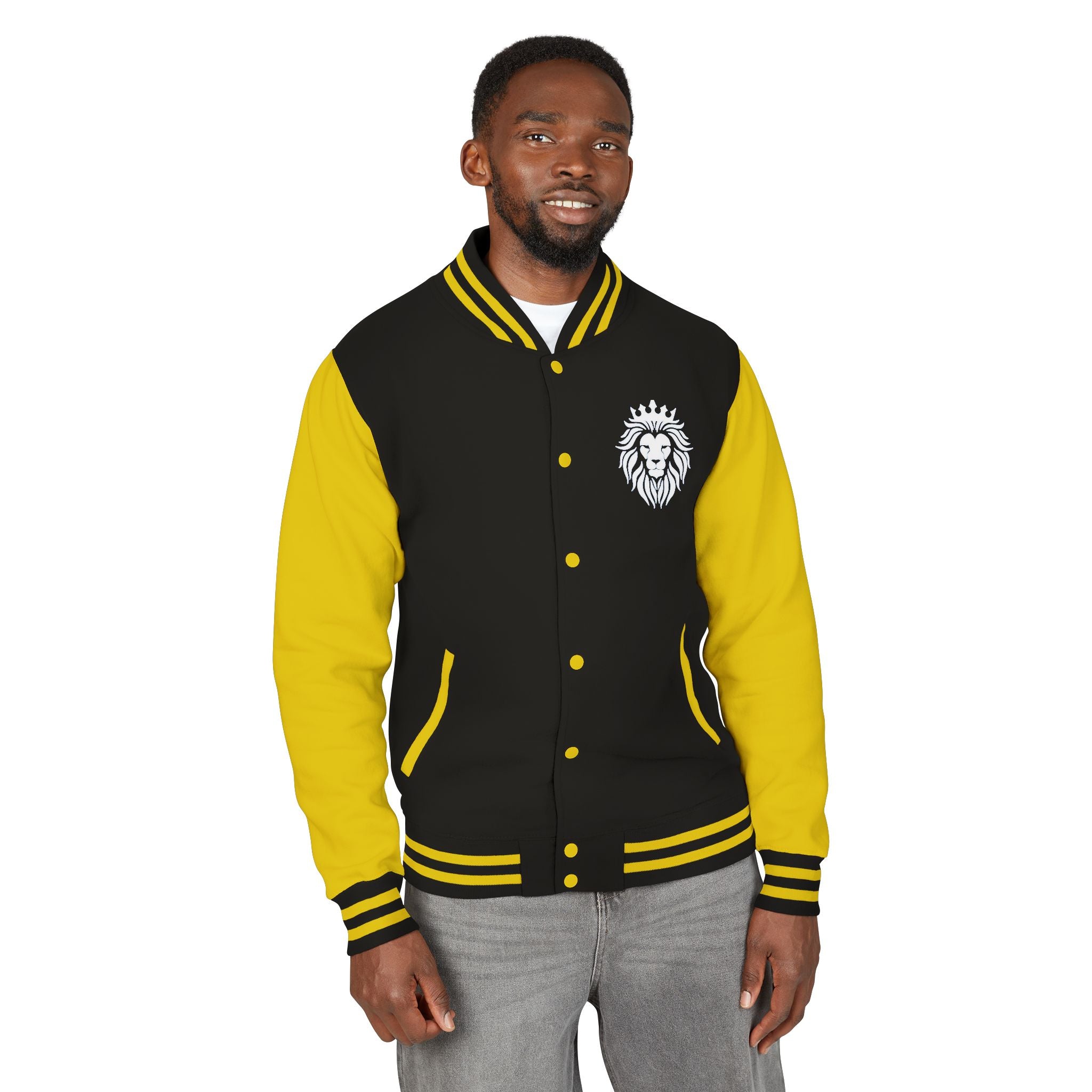 R.O.Y.A.L. Lion Crest Varsity Jacket – Remnant of Yahuah Apparel