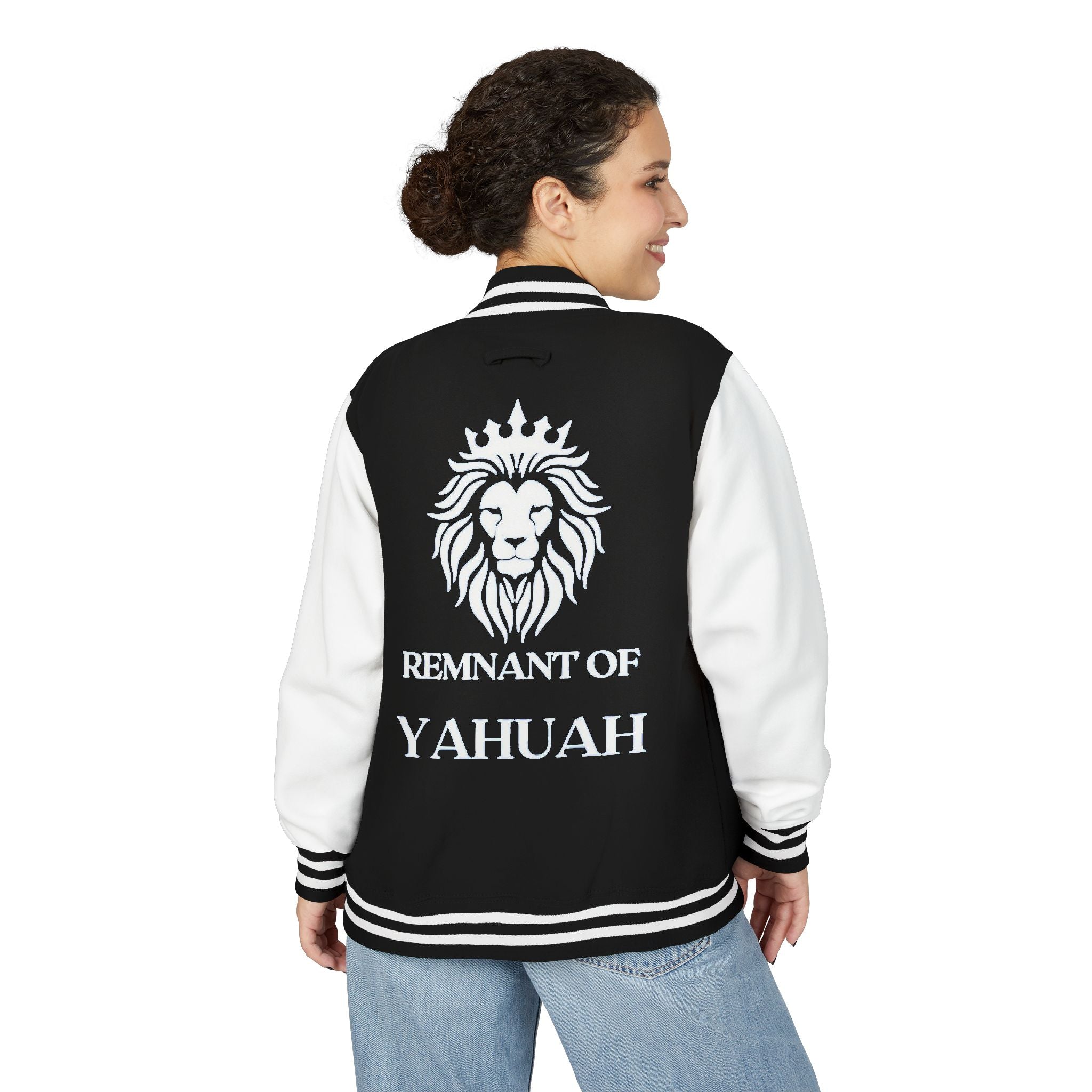 R.O.Y.A.L. Lion Crest Varsity Jacket – Remnant of Yahuah Apparel