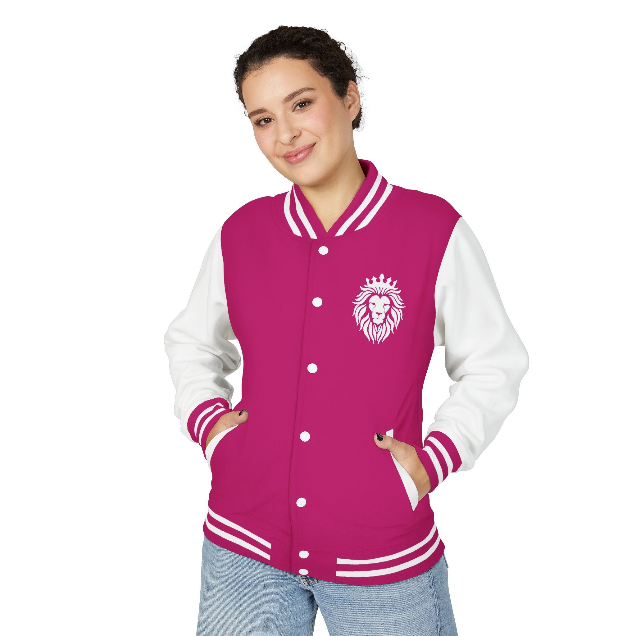 R.O.Y.A.L. Lion Crest Varsity Jacket – Remnant of Yahuah Apparel