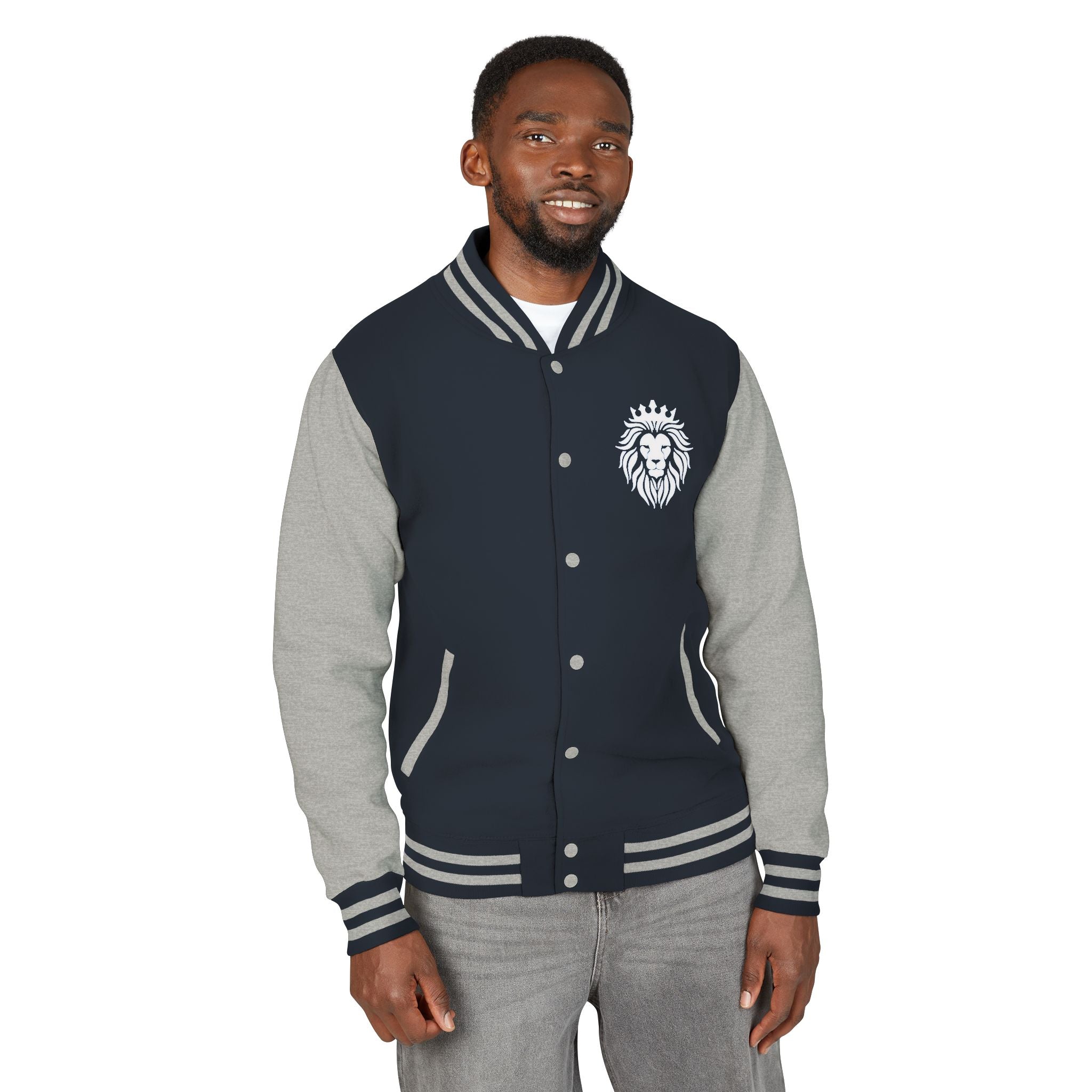 R.O.Y.A.L. Lion Crest Varsity Jacket – Remnant of Yahuah Apparel