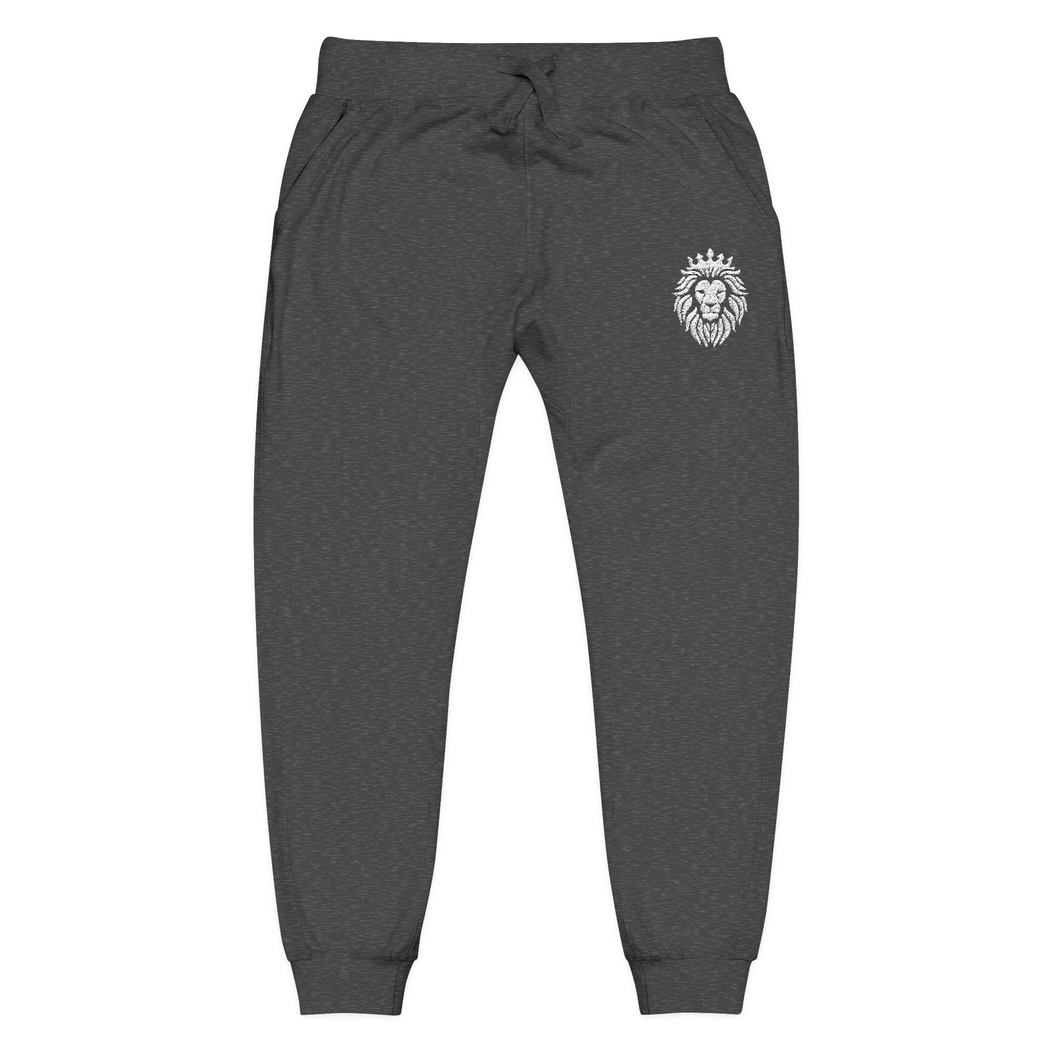 R.O.Y.A.L. Lion Crest Joggers – Remnant of Yahuah Apparel