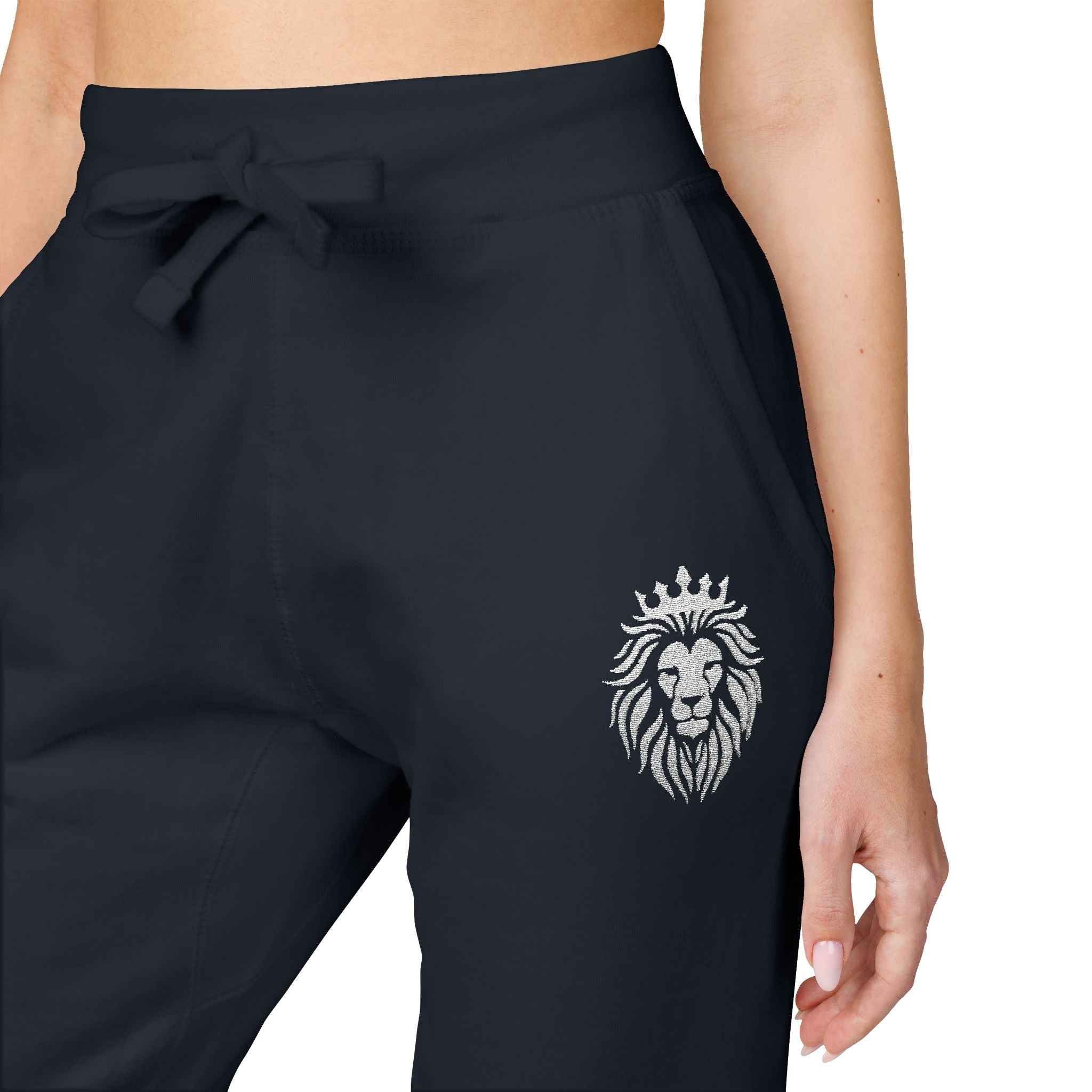 R.O.Y.A.L. Lion Crest Joggers – Remnant of Yahuah Apparel
