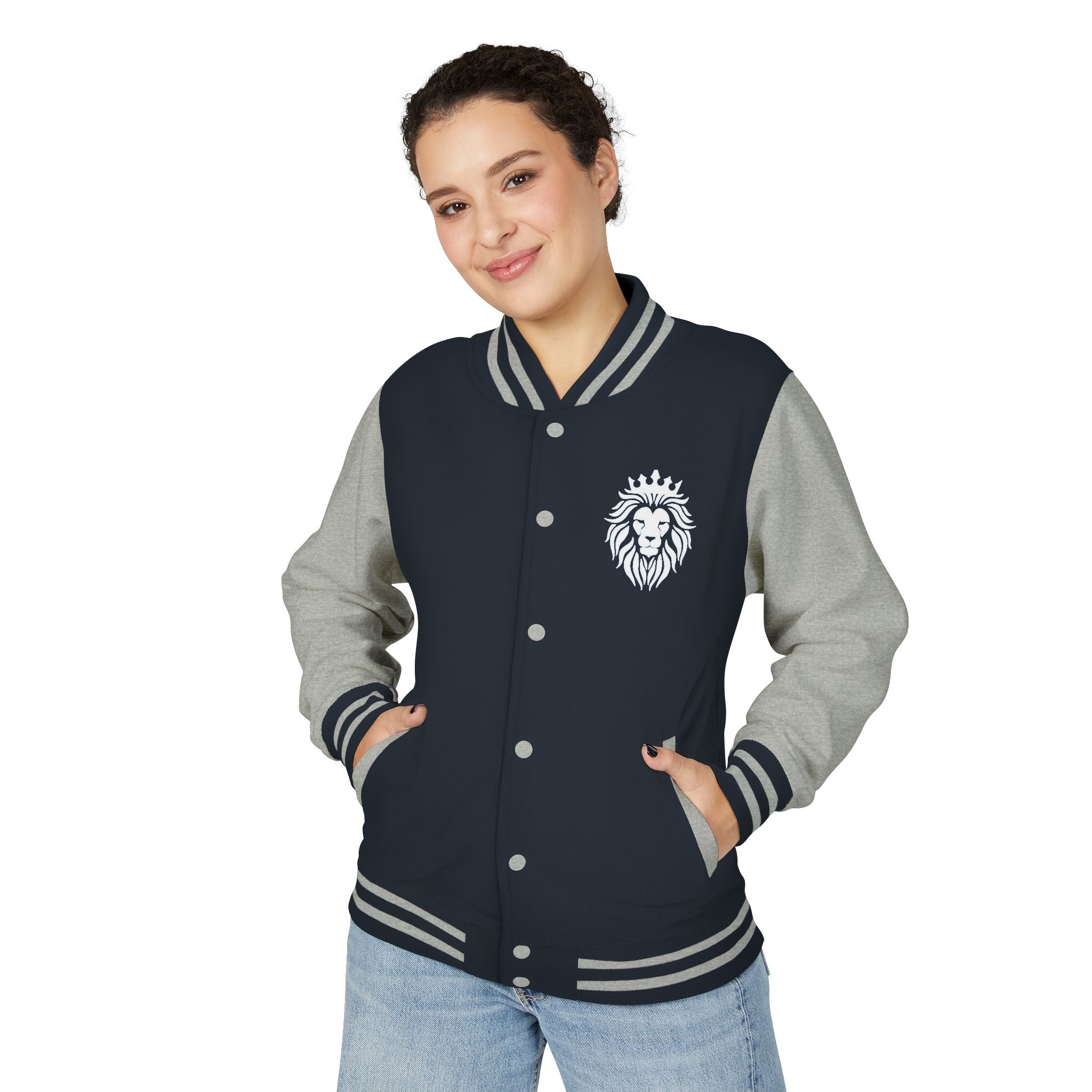 R.O.Y.A.L. Lion Crest Varsity Jacket – Remnant of Yahuah Apparel