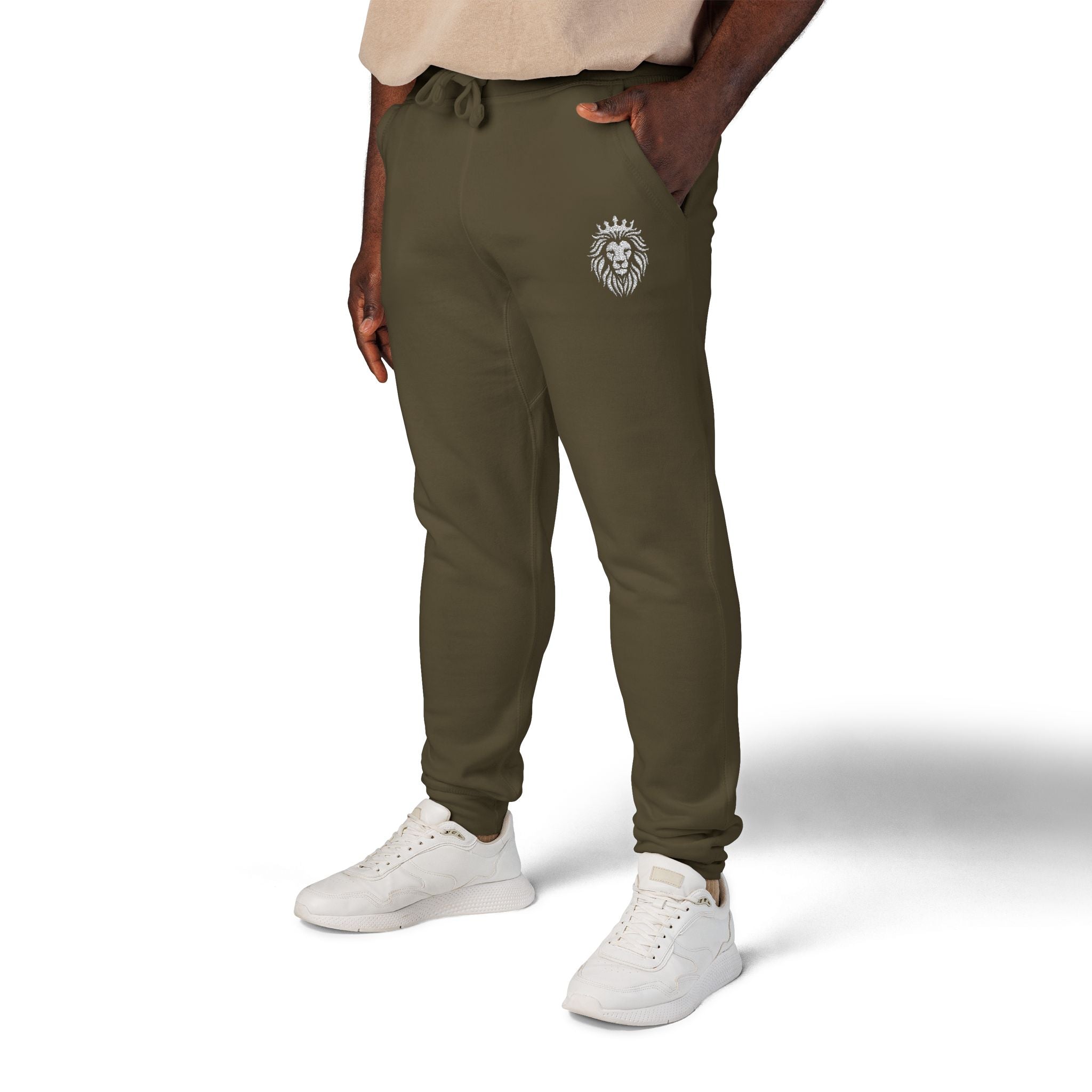R.O.Y.A.L. Lion Crest Joggers – Remnant of Yahuah Apparel
