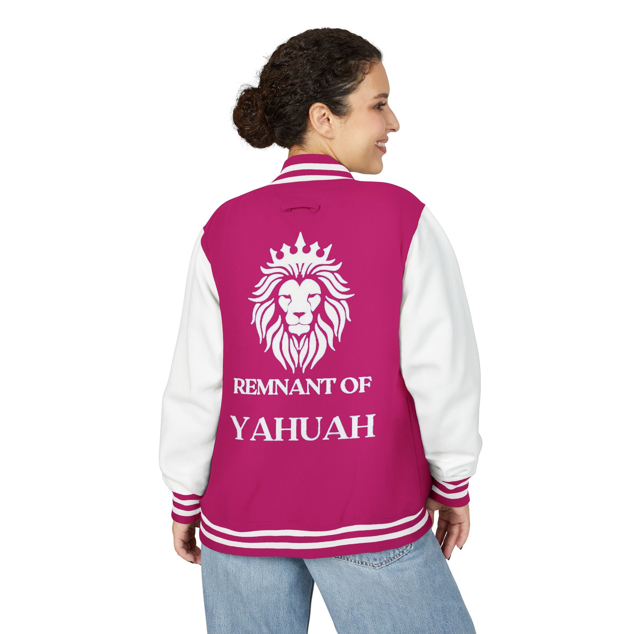 R.O.Y.A.L. Lion Crest Varsity Jacket – Remnant of Yahuah Apparel