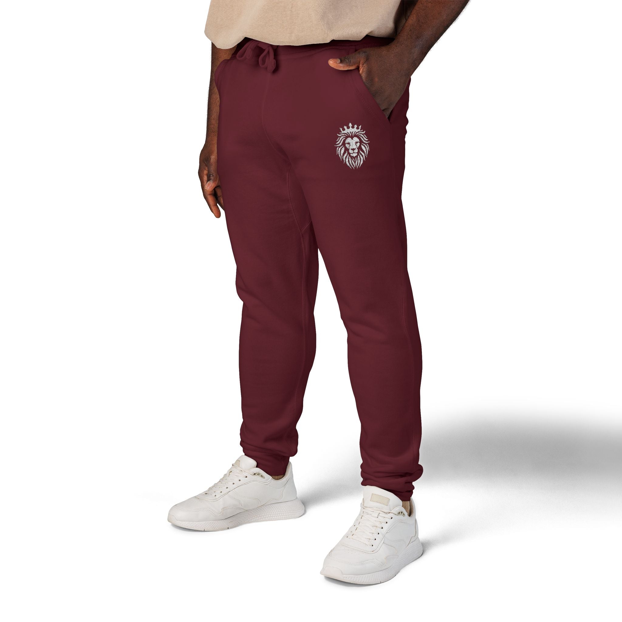 R.O.Y.A.L. Lion Crest Joggers – Remnant of Yahuah Apparel
