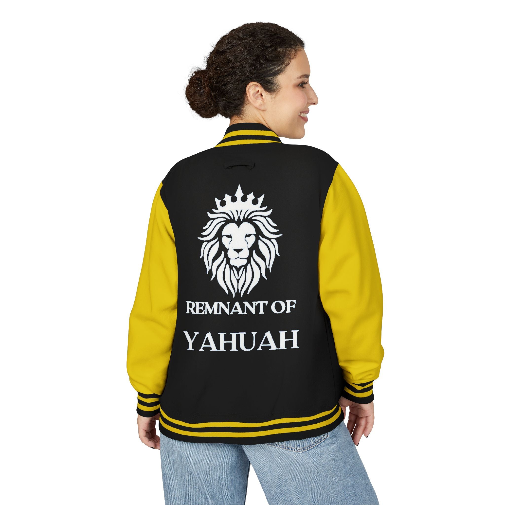 R.O.Y.A.L. Lion Crest Varsity Jacket – Remnant of Yahuah Apparel