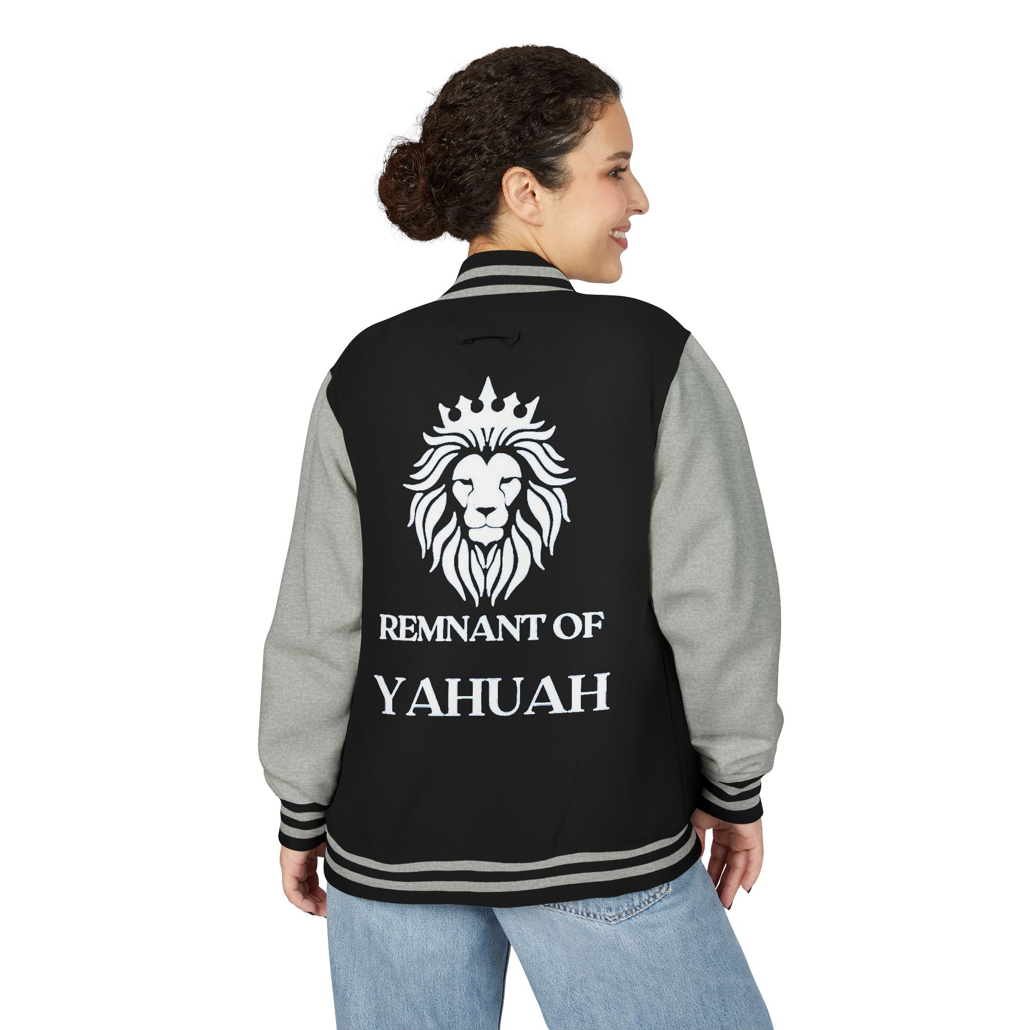 R.O.Y.A.L. Lion Crest Varsity Jacket – Remnant of Yahuah Apparel