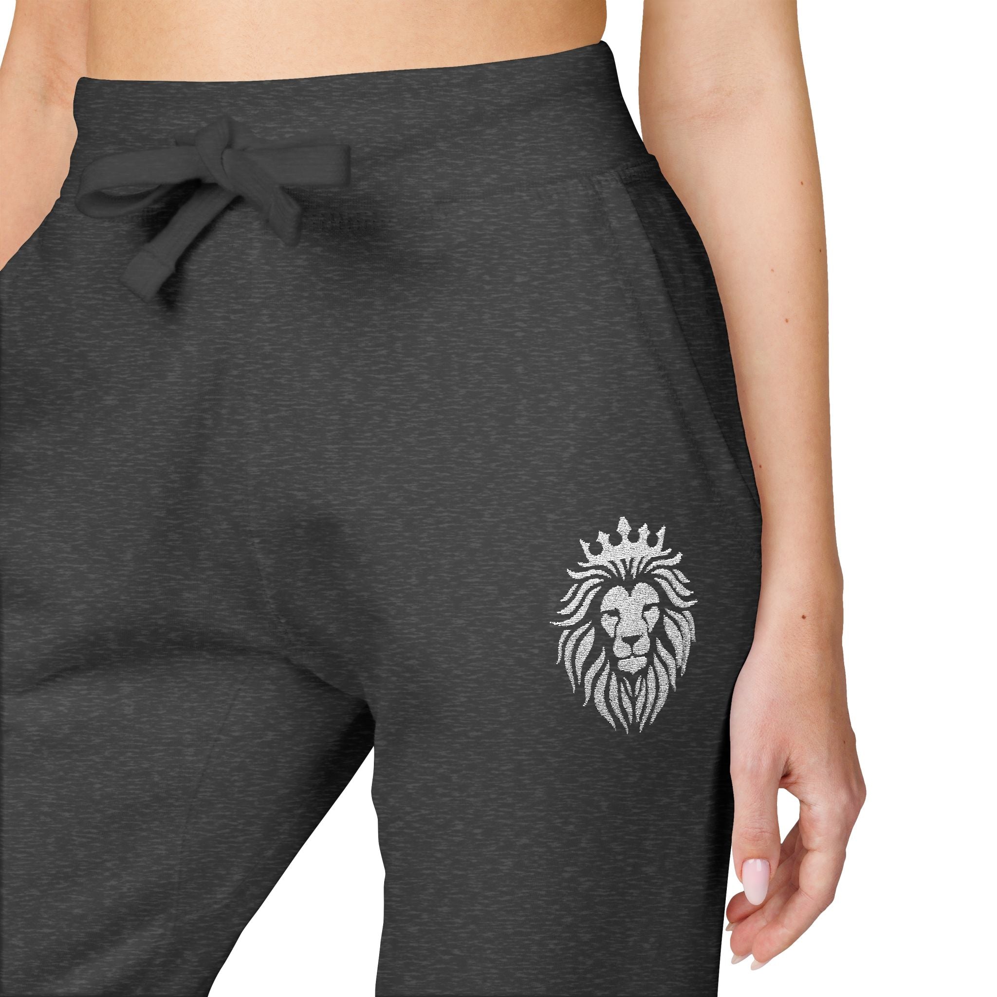 R.O.Y.A.L. Lion Crest Joggers – Remnant of Yahuah Apparel