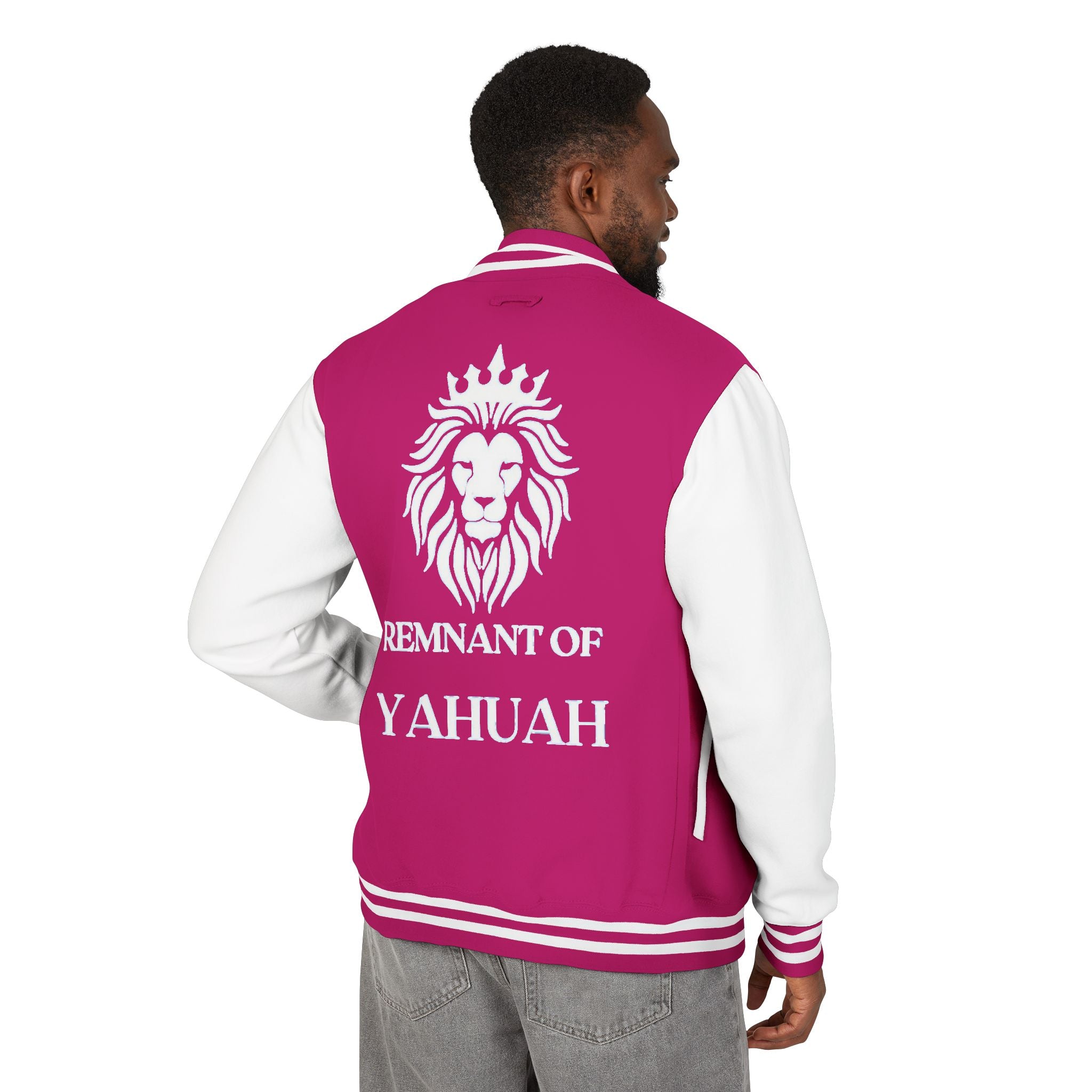 R.O.Y.A.L. Lion Crest Varsity Jacket – Remnant of Yahuah Apparel