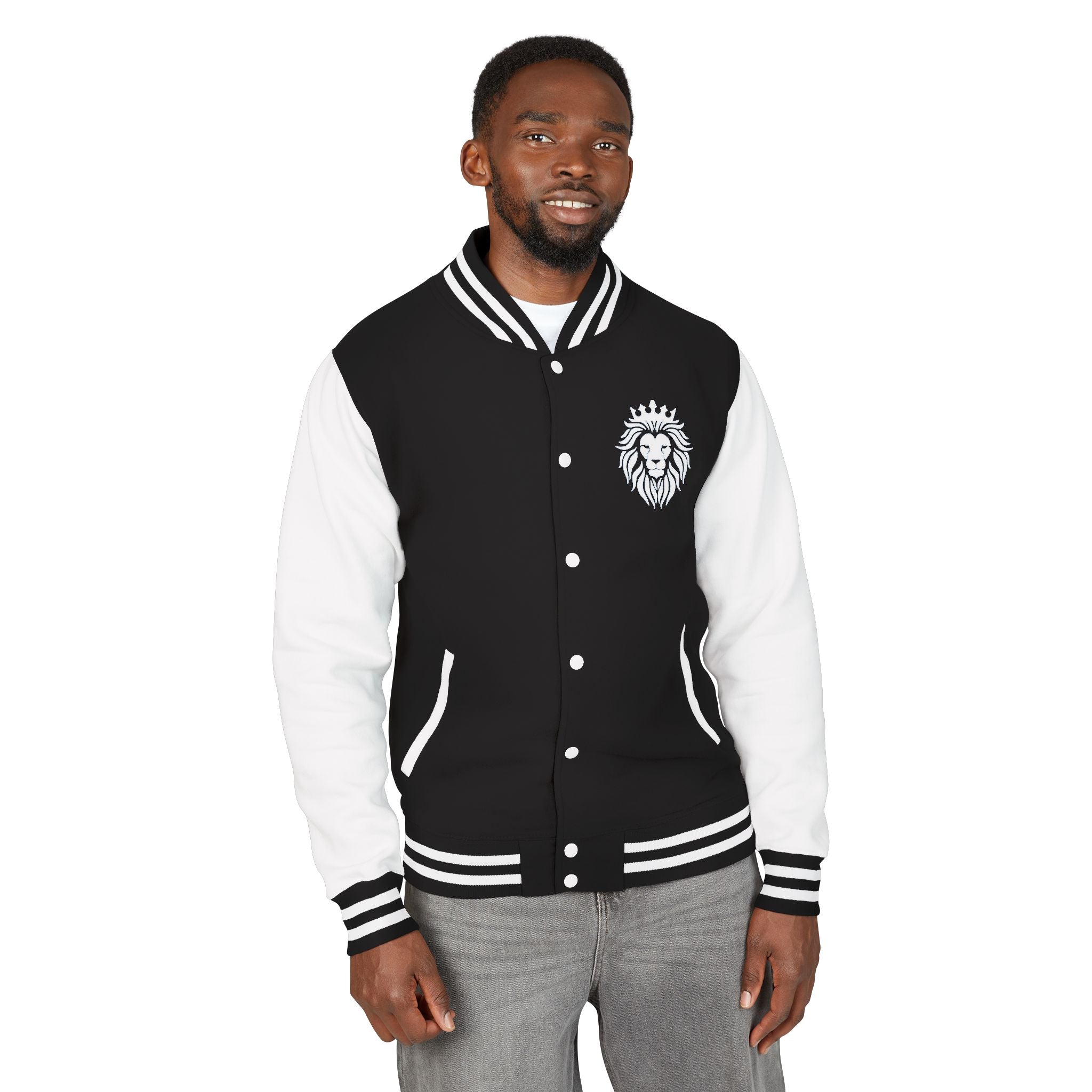 R.O.Y.A.L. Lion Crest Varsity Jacket – Remnant of Yahuah Apparel