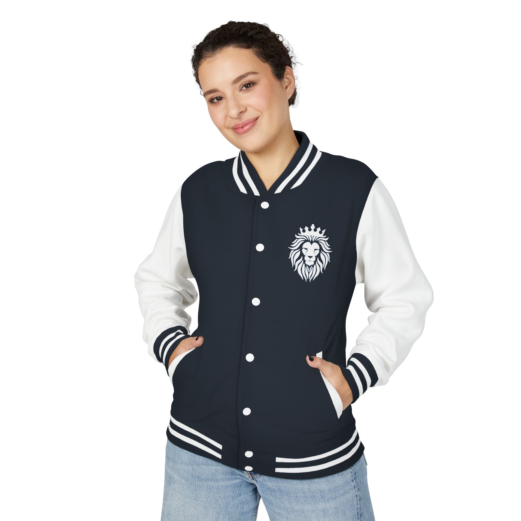R.O.Y.A.L. Lion Crest Varsity Jacket – Remnant of Yahuah Apparel