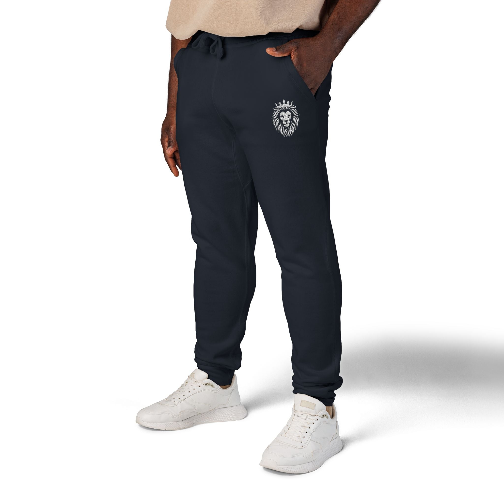 R.O.Y.A.L. Lion Crest Joggers – Remnant of Yahuah Apparel